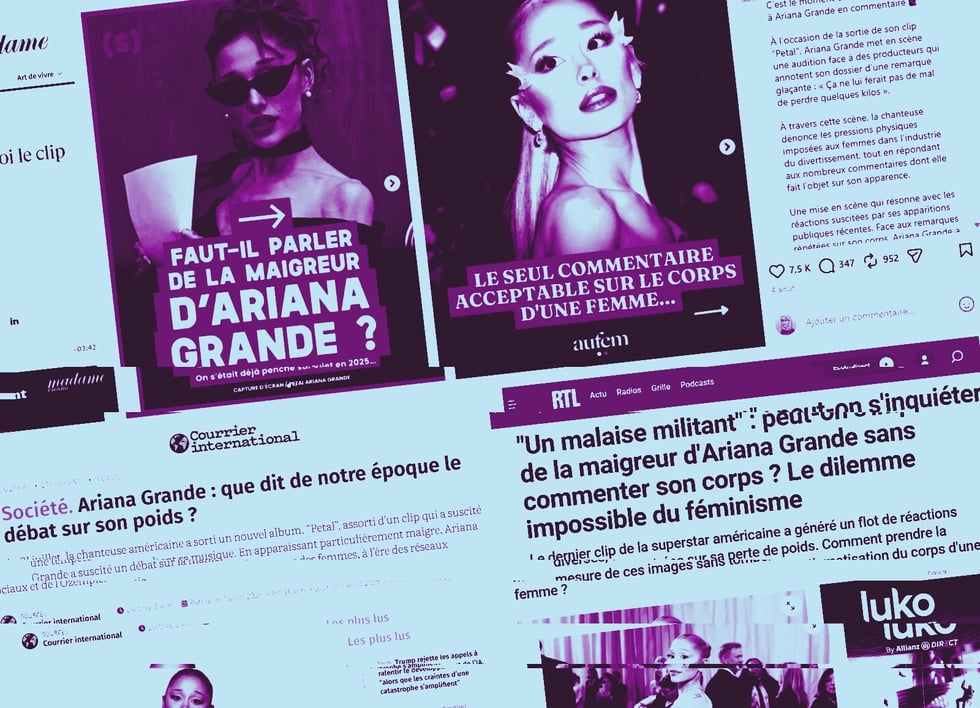 LRDM médias Ariana Grande
